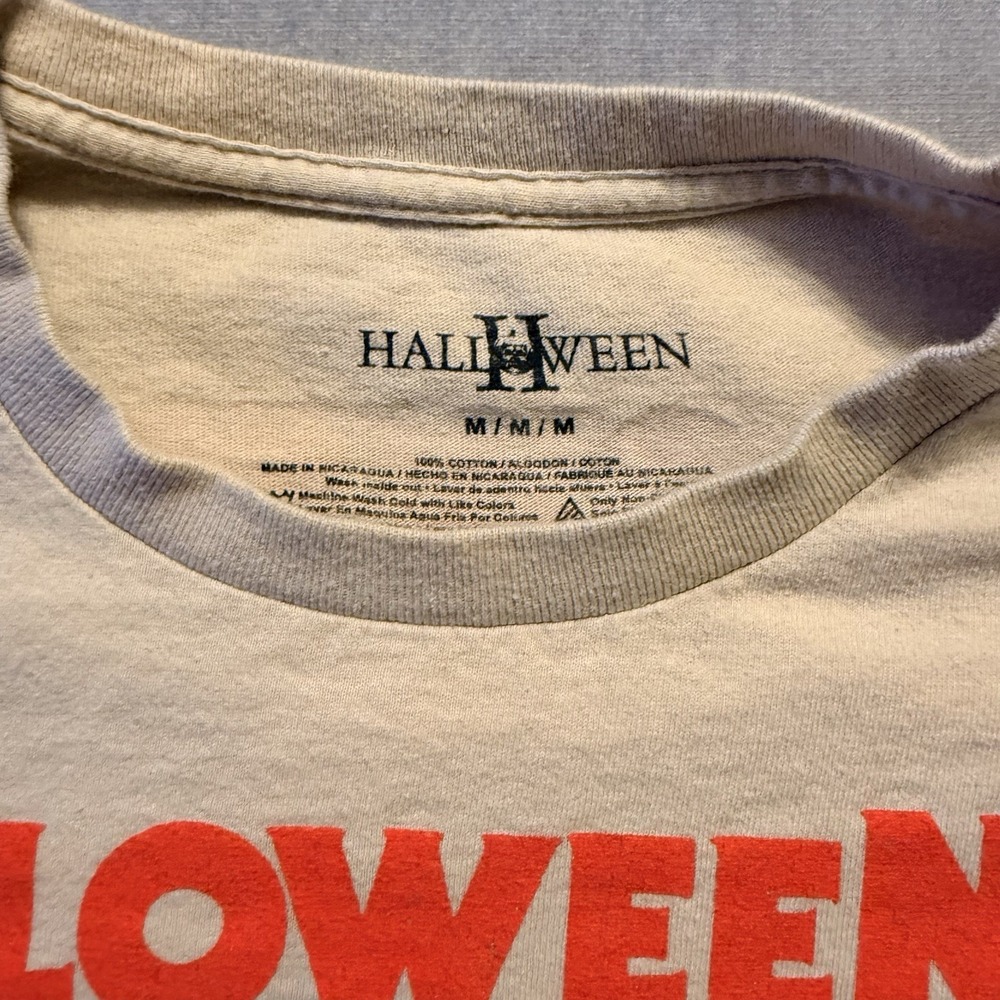 Halloween II Michael Myers Vintage Style Horror Movie Tee Mens M Graphic Shirt - Picture 6 of 7